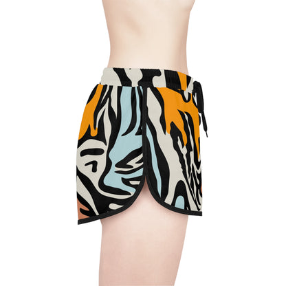 Wild & Free Women's Lounge Shorts – Bold Animal Print for Summer Comfort