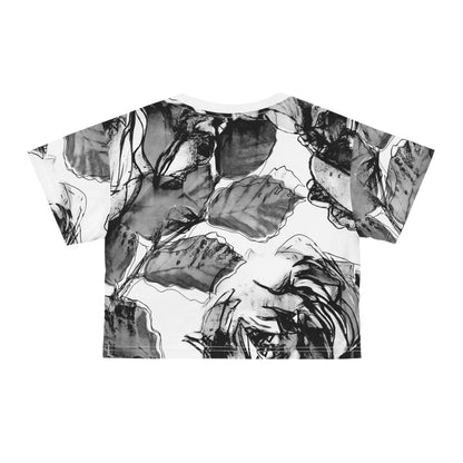 Chic Floral Crop Tee
