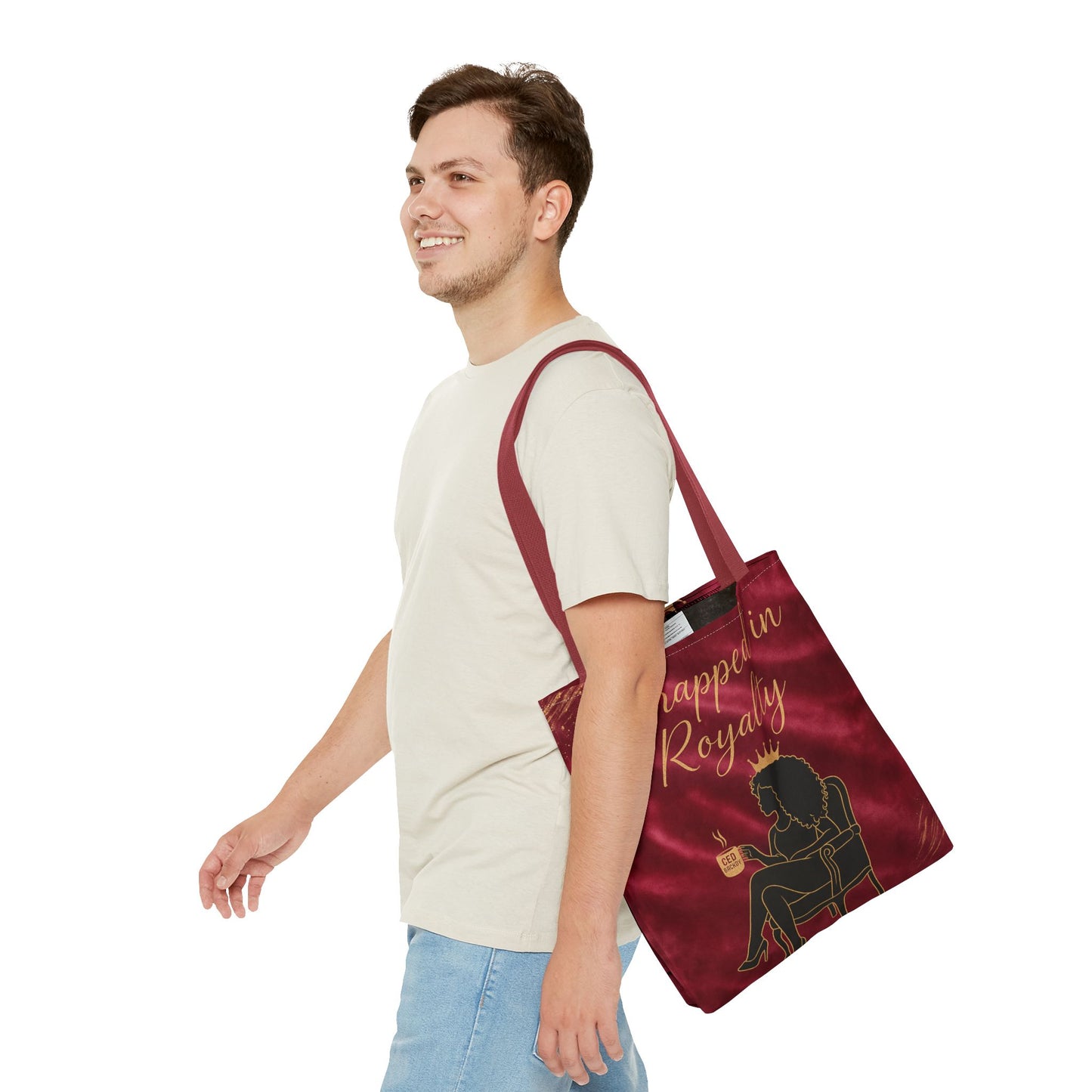 “Wrapped in Royalty” Luxe Tote – Chic & Charmed Collection™