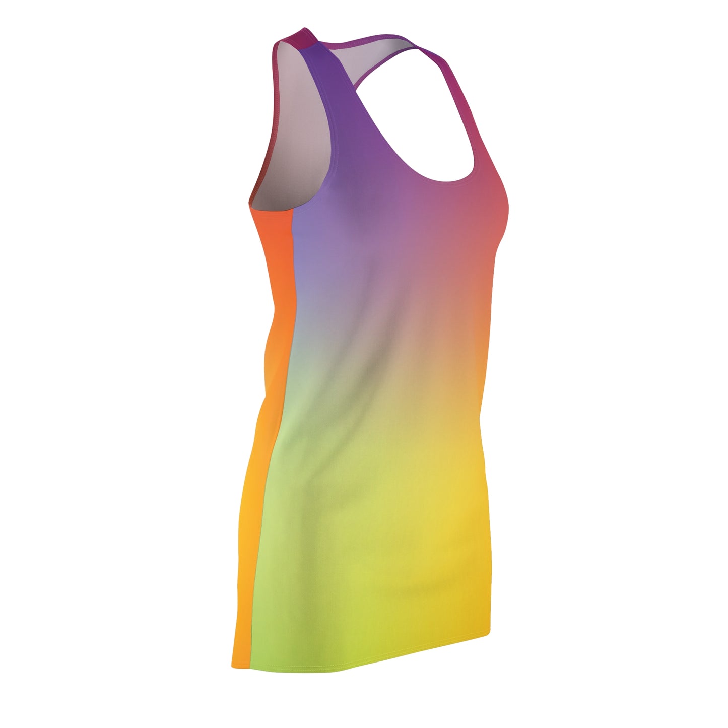 Gradient Bliss Racerback Dress | Rainbow Summer Vibes, Casual Style, Travel-Friendly Fashion