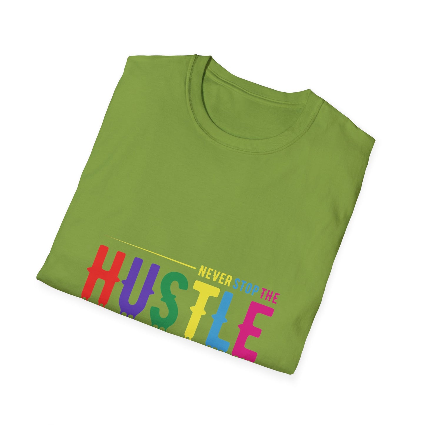 Colorful Hustle Tee – Soft T-Shirt for Entrepreneurs