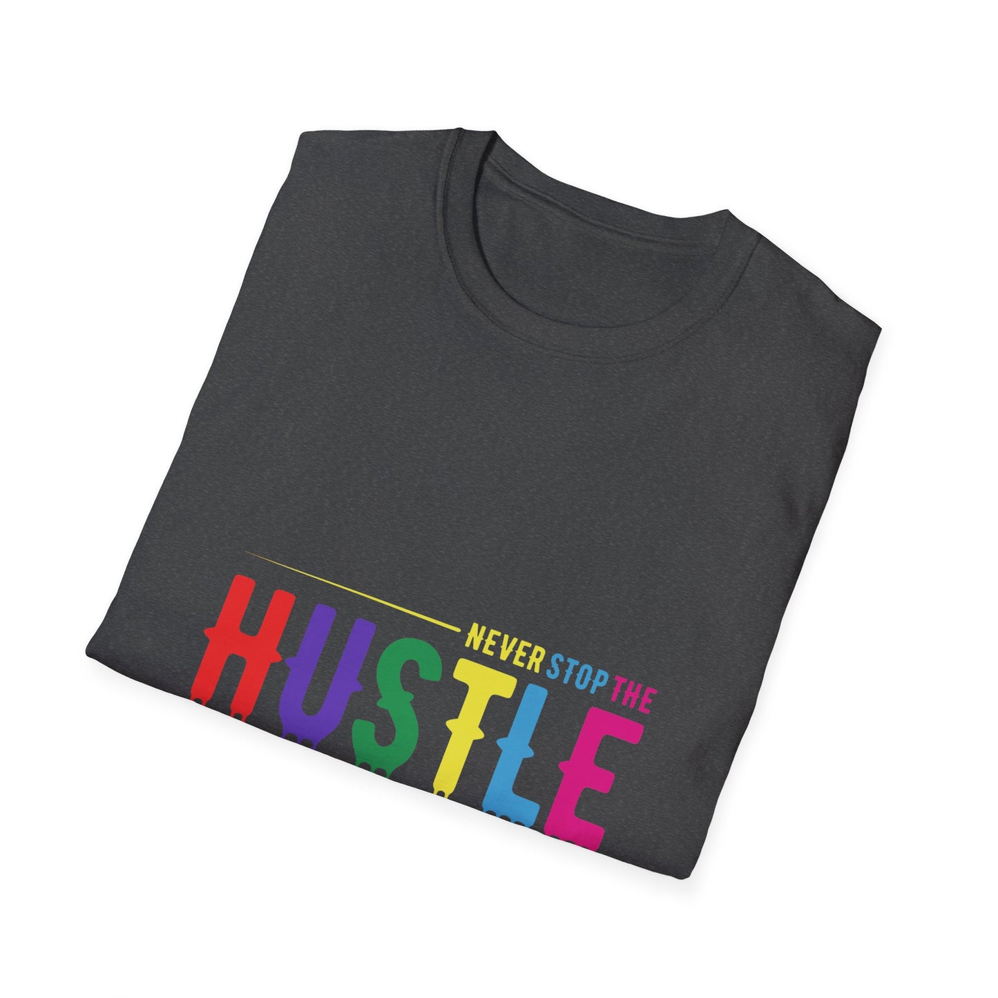 Colorful Hustle Tee – Soft T-Shirt for Entrepreneurs