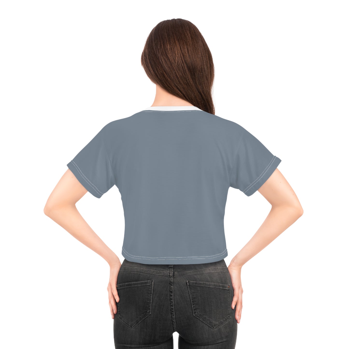 Classic Gray Crop Tee – Effortless Comfort, Everyday Versatility, Timeless Style