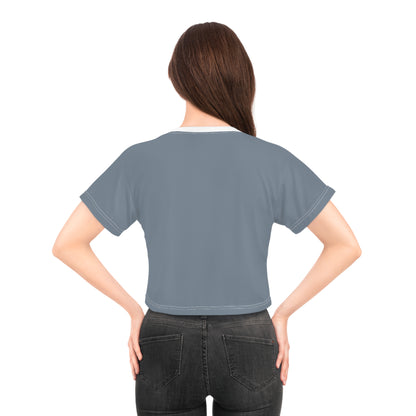 Classic Gray Crop Tee – Effortless Comfort, Everyday Versatility, Timeless Style