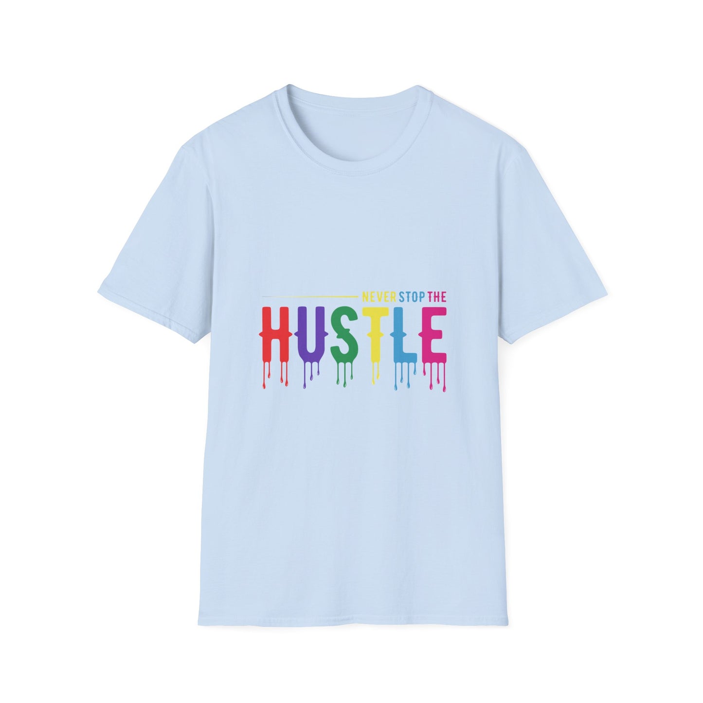 Colorful Hustle Tee – Soft T-Shirt for Entrepreneurs