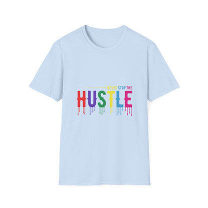 Colorful Hustle Tee – Soft T-Shirt for Entrepreneurs