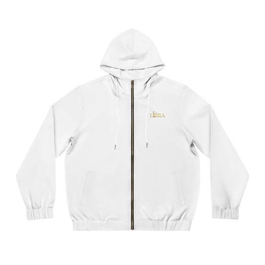 ⚖️ Men’s Libra Zodiac Full-Zip Hoodie | Astrological Apparel | Zodiac Gift 🌌