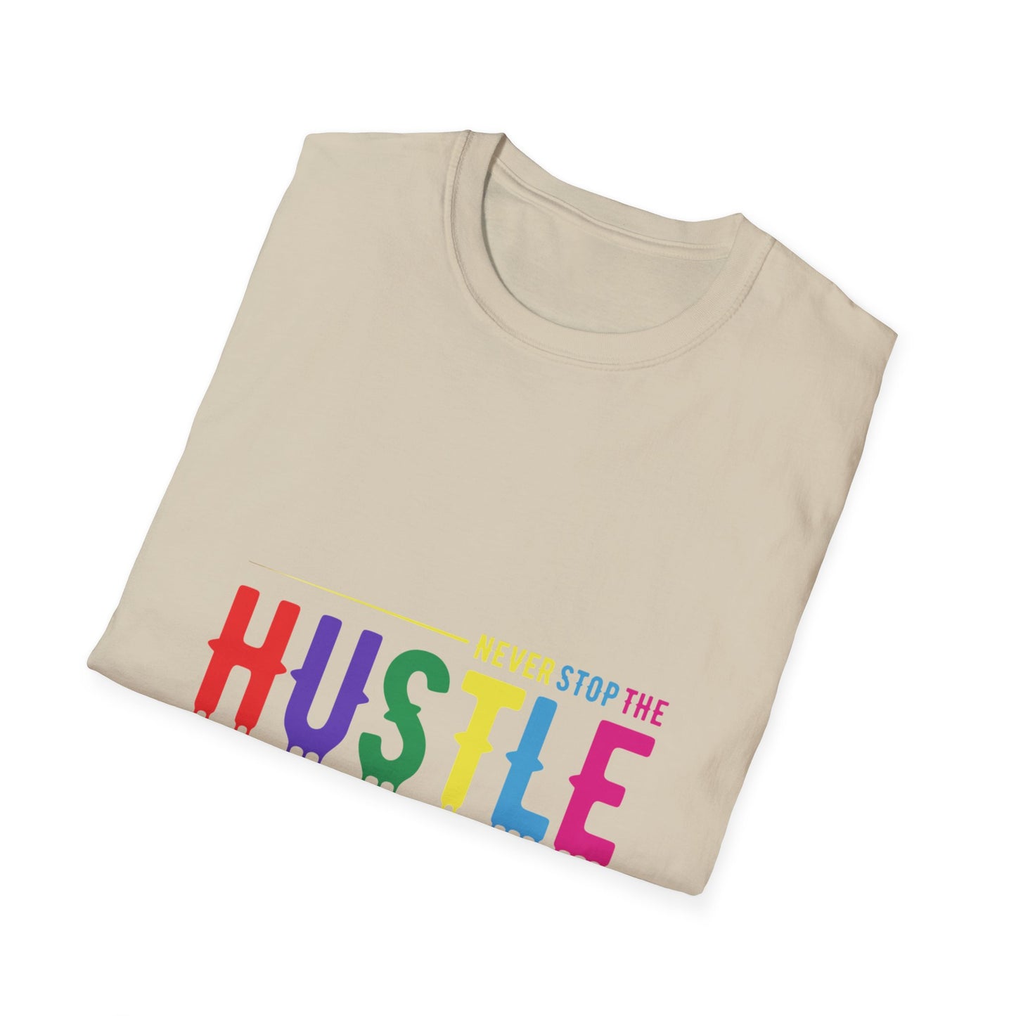 Colorful Hustle Tee – Soft T-Shirt for Entrepreneurs