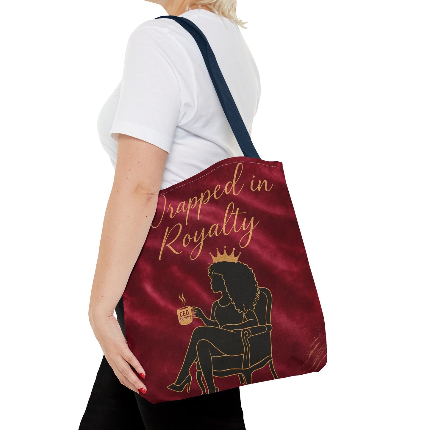 “Wrapped in Royalty” Luxe Tote – Chic & Charmed Collection™