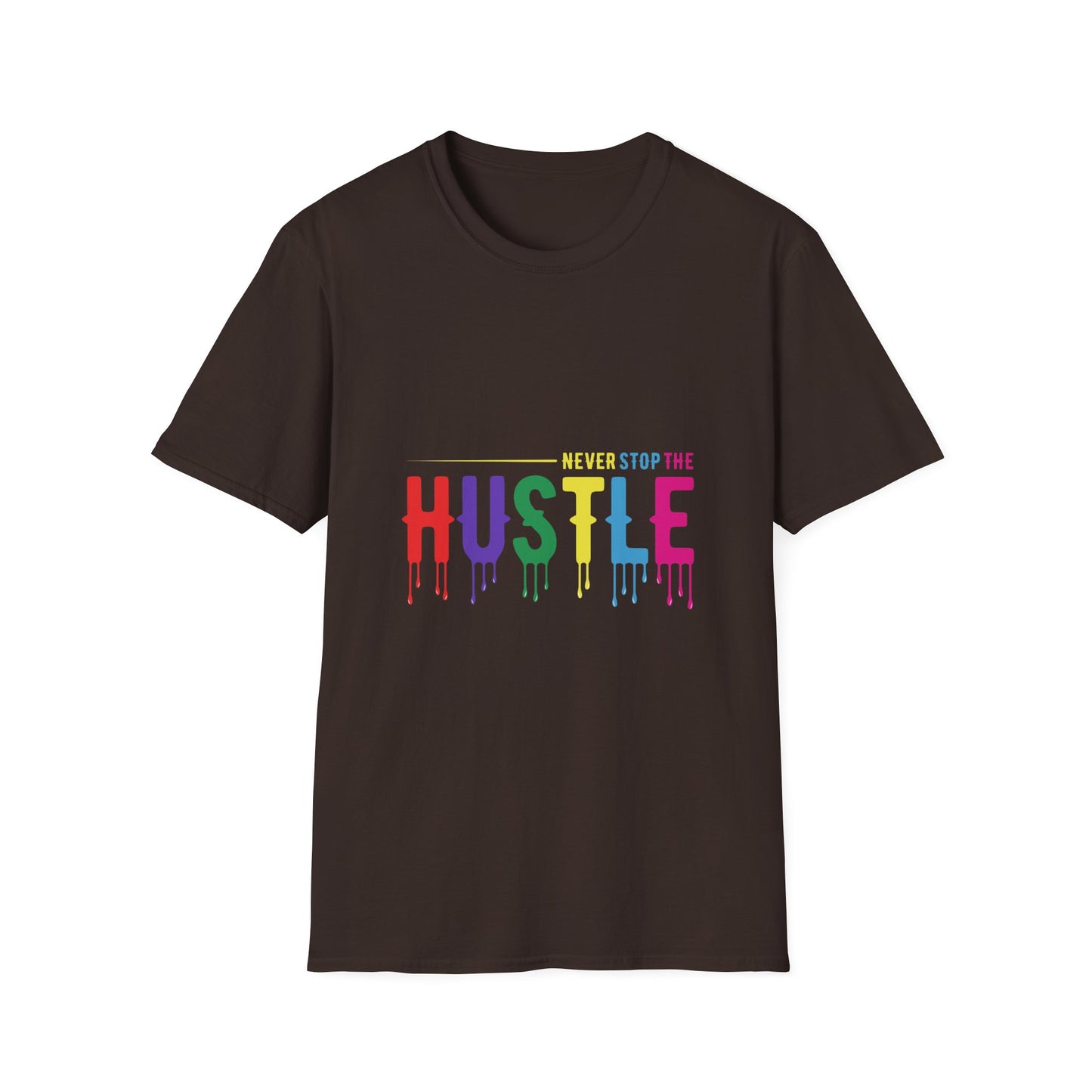 Colorful Hustle Tee – Soft T-Shirt for Entrepreneurs