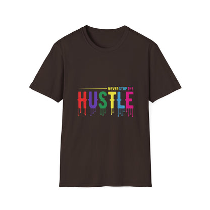 Colorful Hustle Tee – Soft T-Shirt for Entrepreneurs