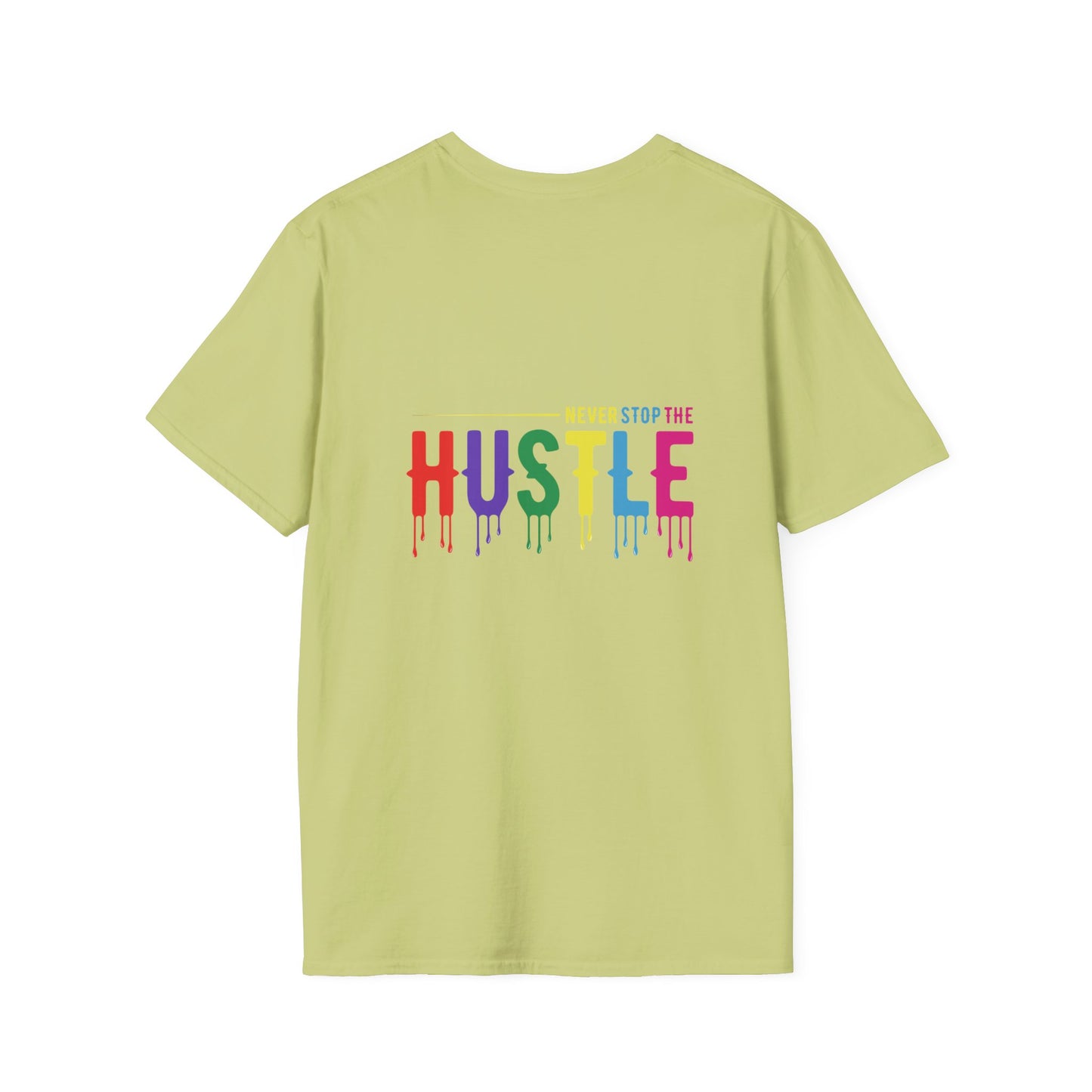 Colorful Hustle Tee – Soft T-Shirt for Entrepreneurs