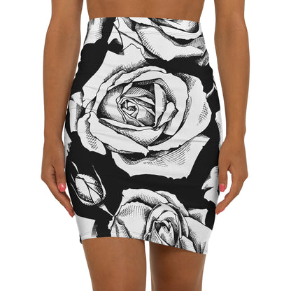 🌷 Fleur Forme Pencil Skirt – Elegance in Full Bloom