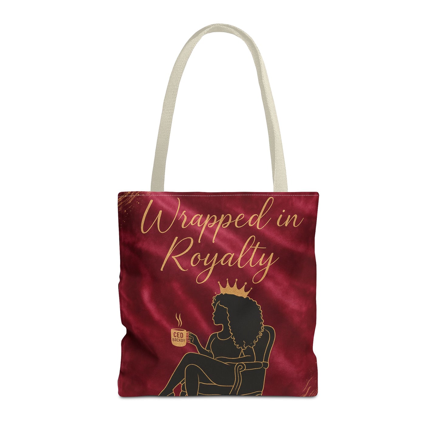 “Wrapped in Royalty” Luxe Tote – Chic & Charmed Collection™