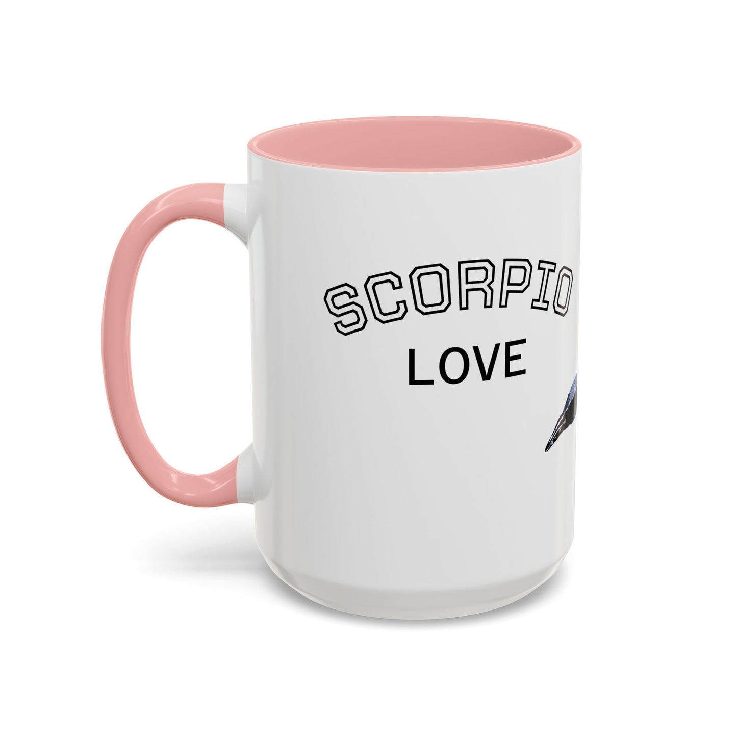 “Scorpio Bloom” Floral Accent Coffee Mug