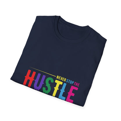 Colorful Hustle Tee – Soft T-Shirt for Entrepreneurs