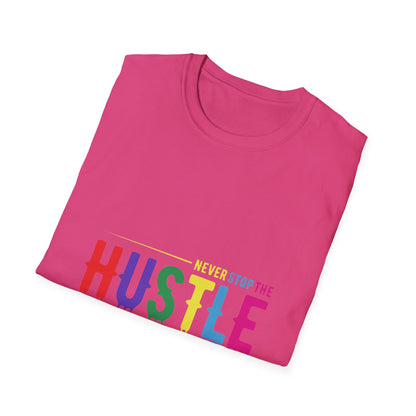 Colorful Hustle Tee – Soft T-Shirt for Entrepreneurs
