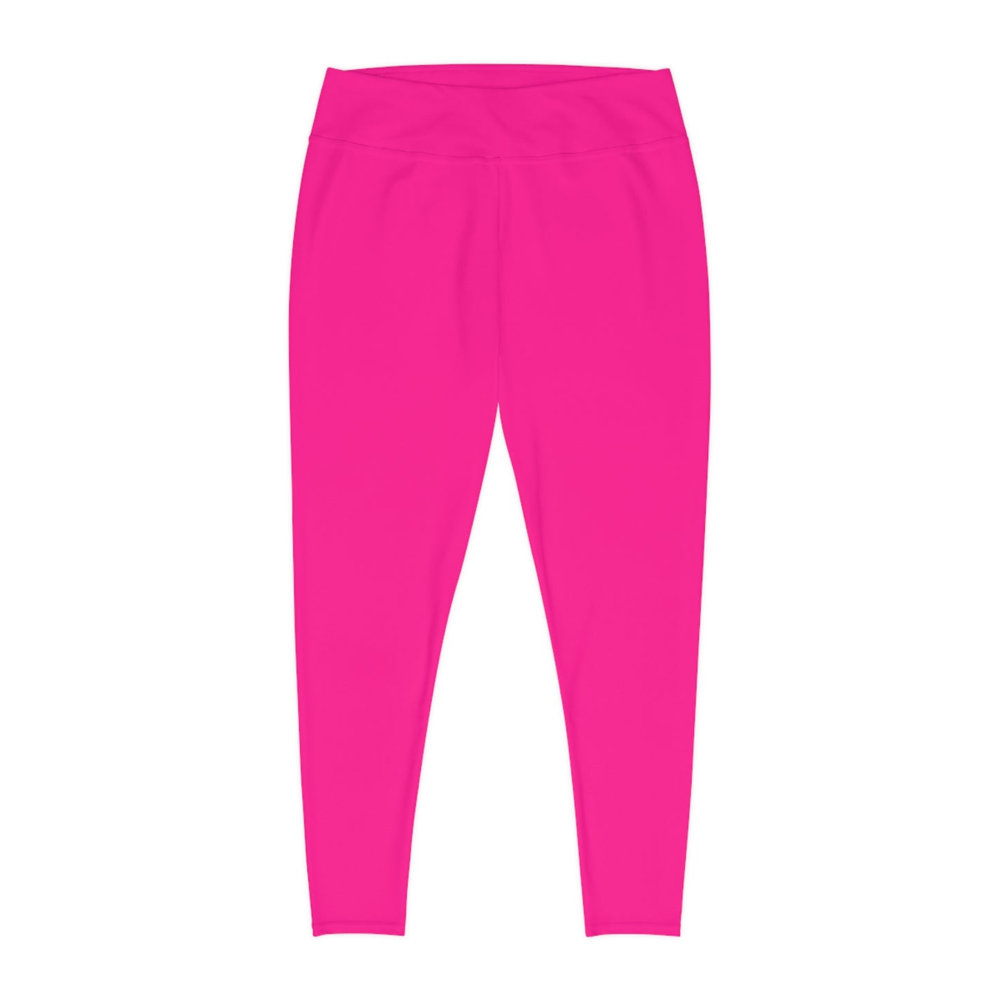 EssentialEase Plus Size Pink Leggings – Bold Simplicity, Everyday Comfort, Effortless Style