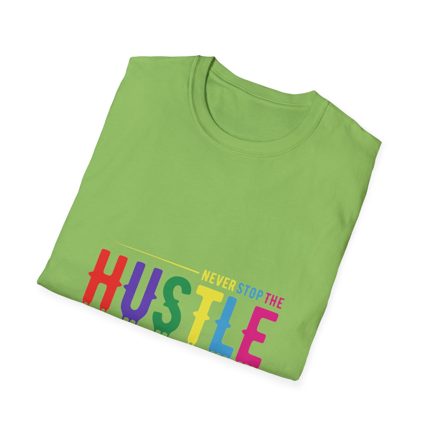 Colorful Hustle Tee – Soft T-Shirt for Entrepreneurs