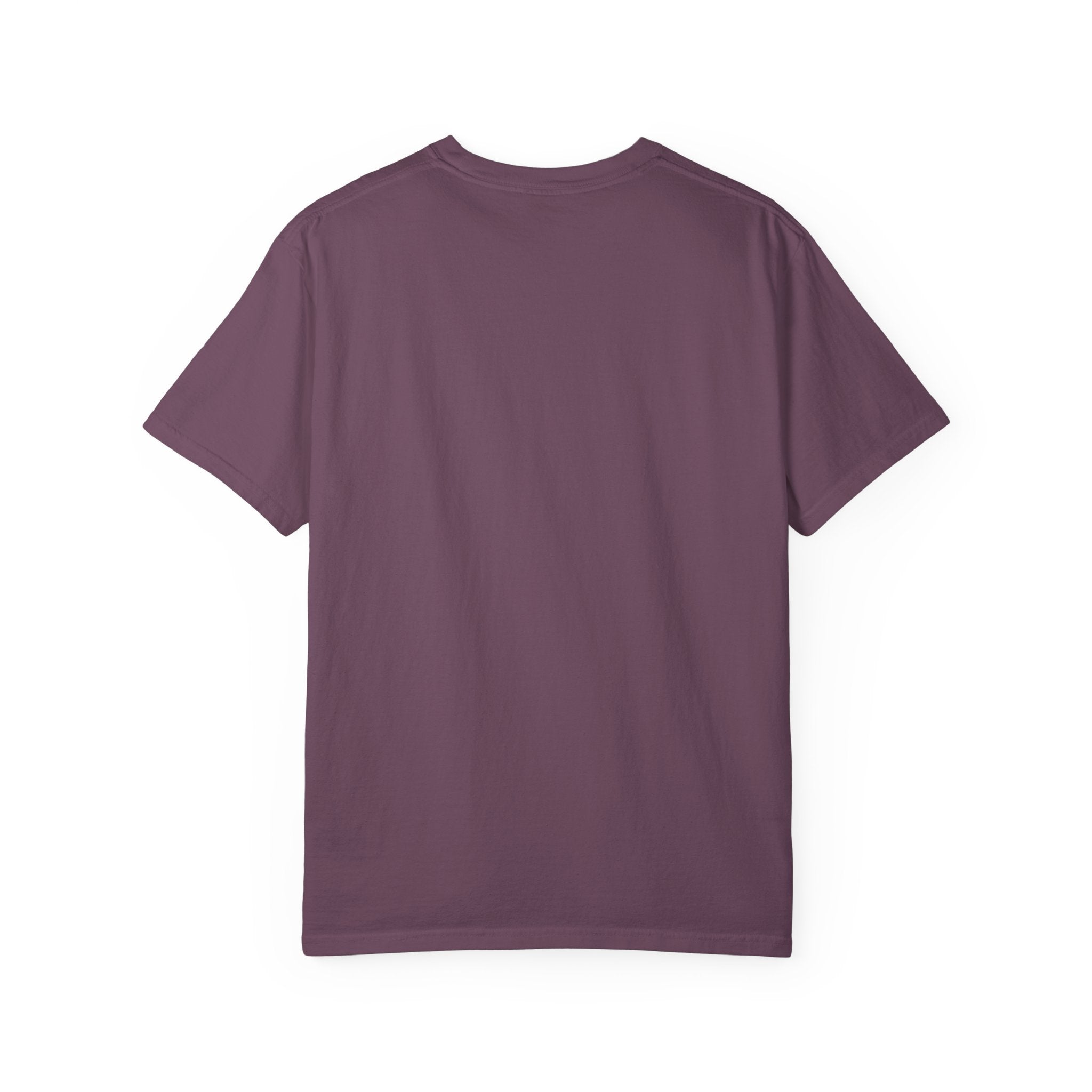 Futuristic Metal Emblem Graphic T‑Shirt