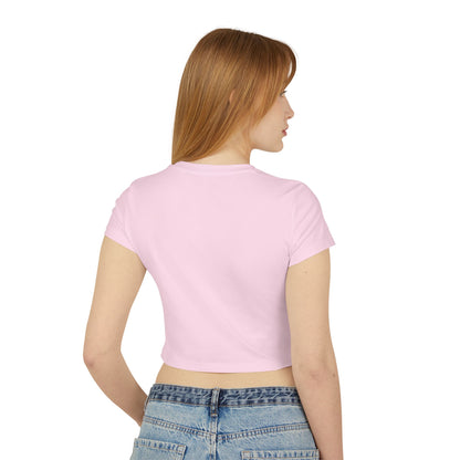 💋 Cosmic Lips Baby Tee Trendy Women’s Graphic Crop Top | Festival Wear, Summer Street Style & Bold Everyday Looks