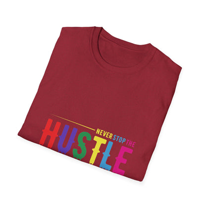 Colorful Hustle Tee – Soft T-Shirt for Entrepreneurs