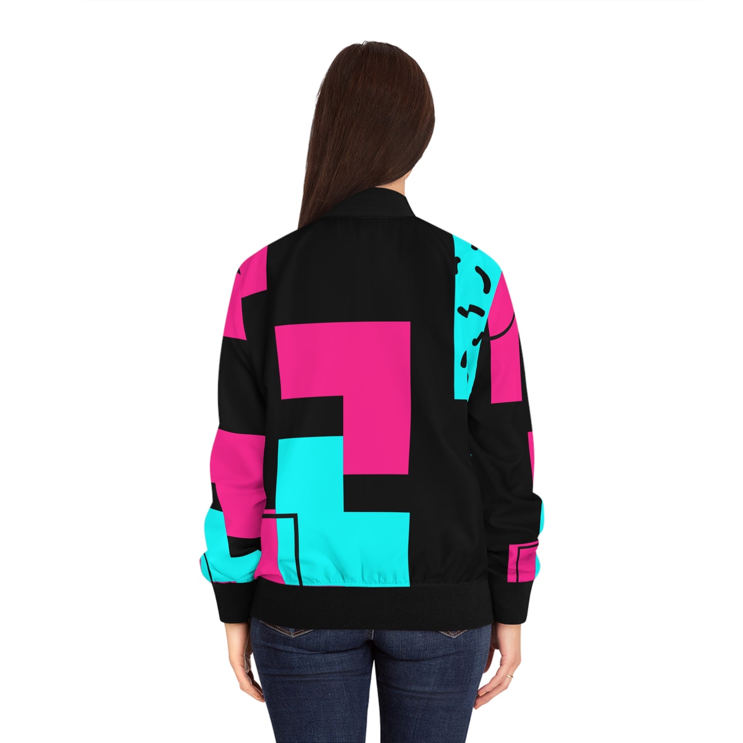 Electric Bloom Bomber Jacket – Bold. Bright. Unforgettable