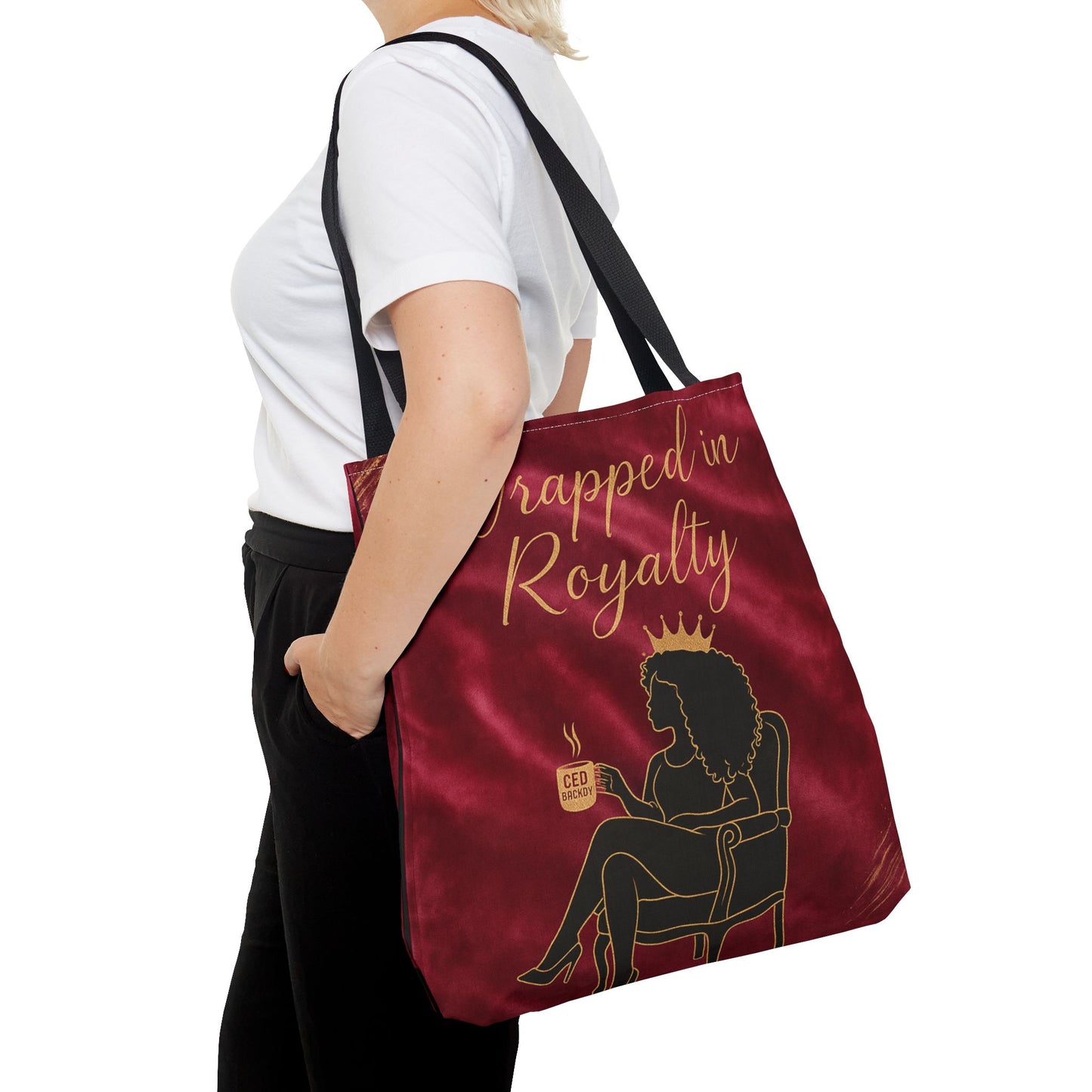“Wrapped in Royalty” Luxe Tote – Chic & Charmed Collection™