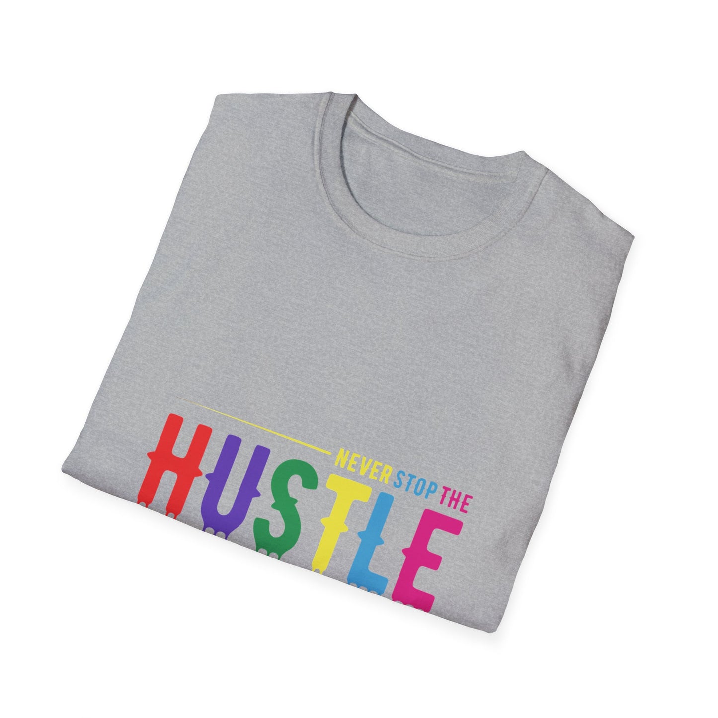 Colorful Hustle Tee – Soft T-Shirt for Entrepreneurs