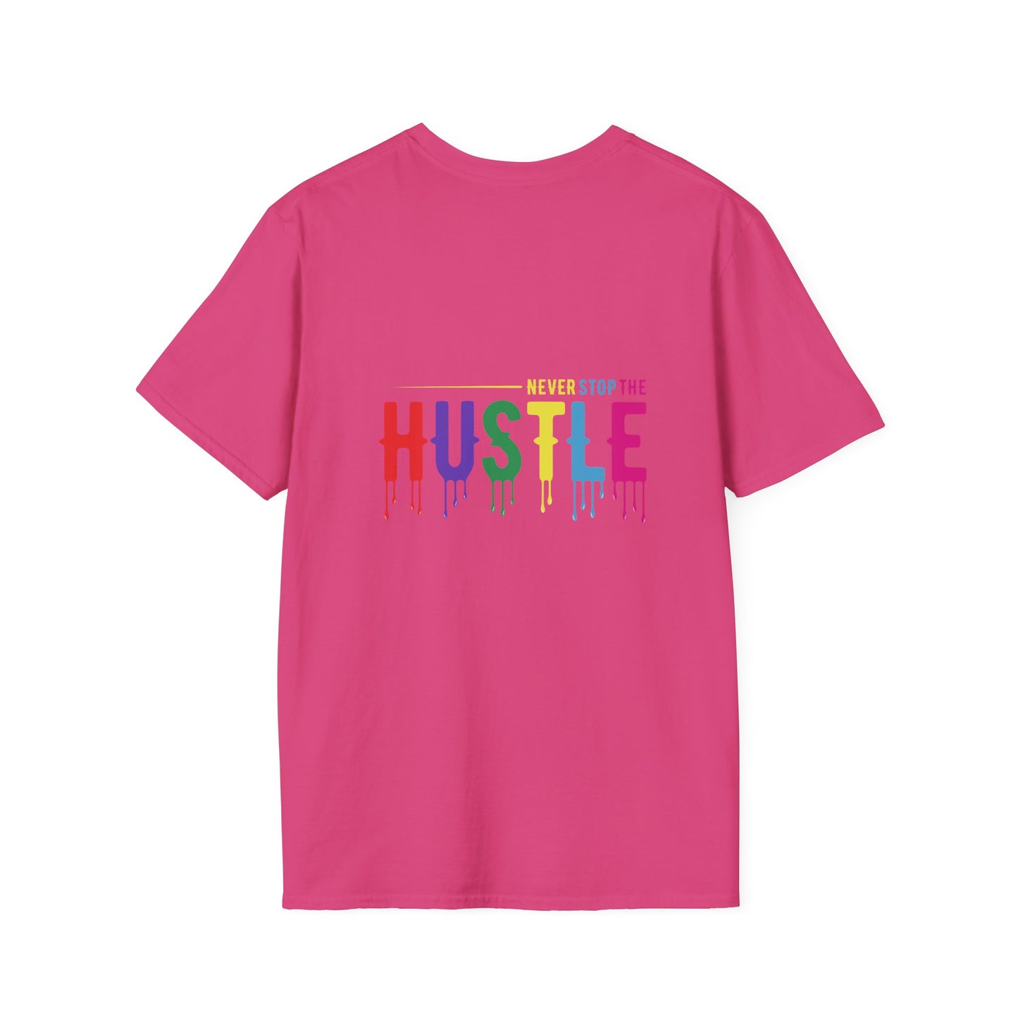 Colorful Hustle Tee – Soft T-Shirt for Entrepreneurs