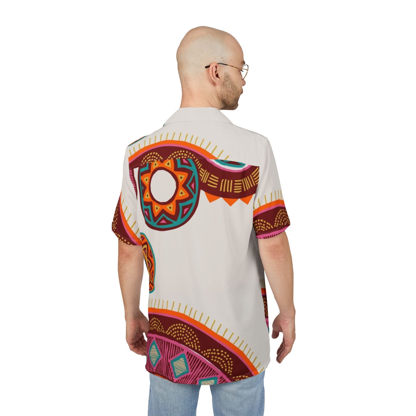 Vibrant Hawaiian Button-Down Shirt – Tropical Style, Everyday Comfort