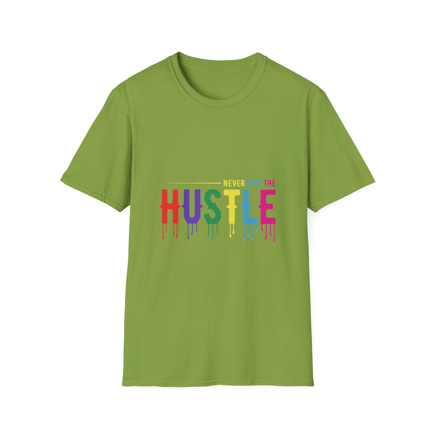 Colorful Hustle Tee – Soft T-Shirt for Entrepreneurs
