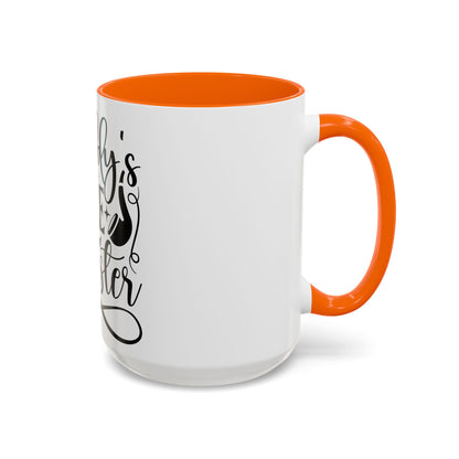 Daddy's Little Monster Coffee Mug | Funny Gift for Dads, Father’s Day Mug, Baby Shower Surprise, Family Drinkware