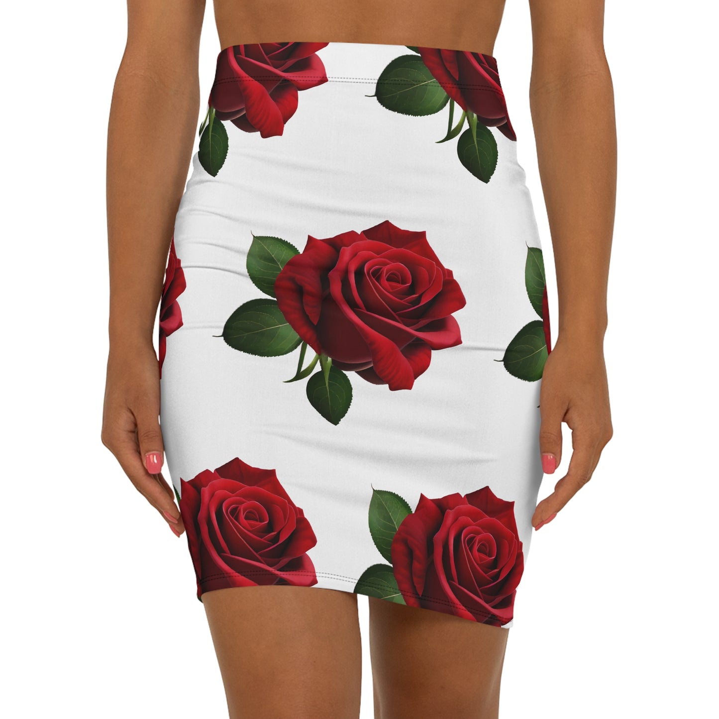 🌸 Rosé All Day Pencil Skirt – Feminine Grace with Modern Edge