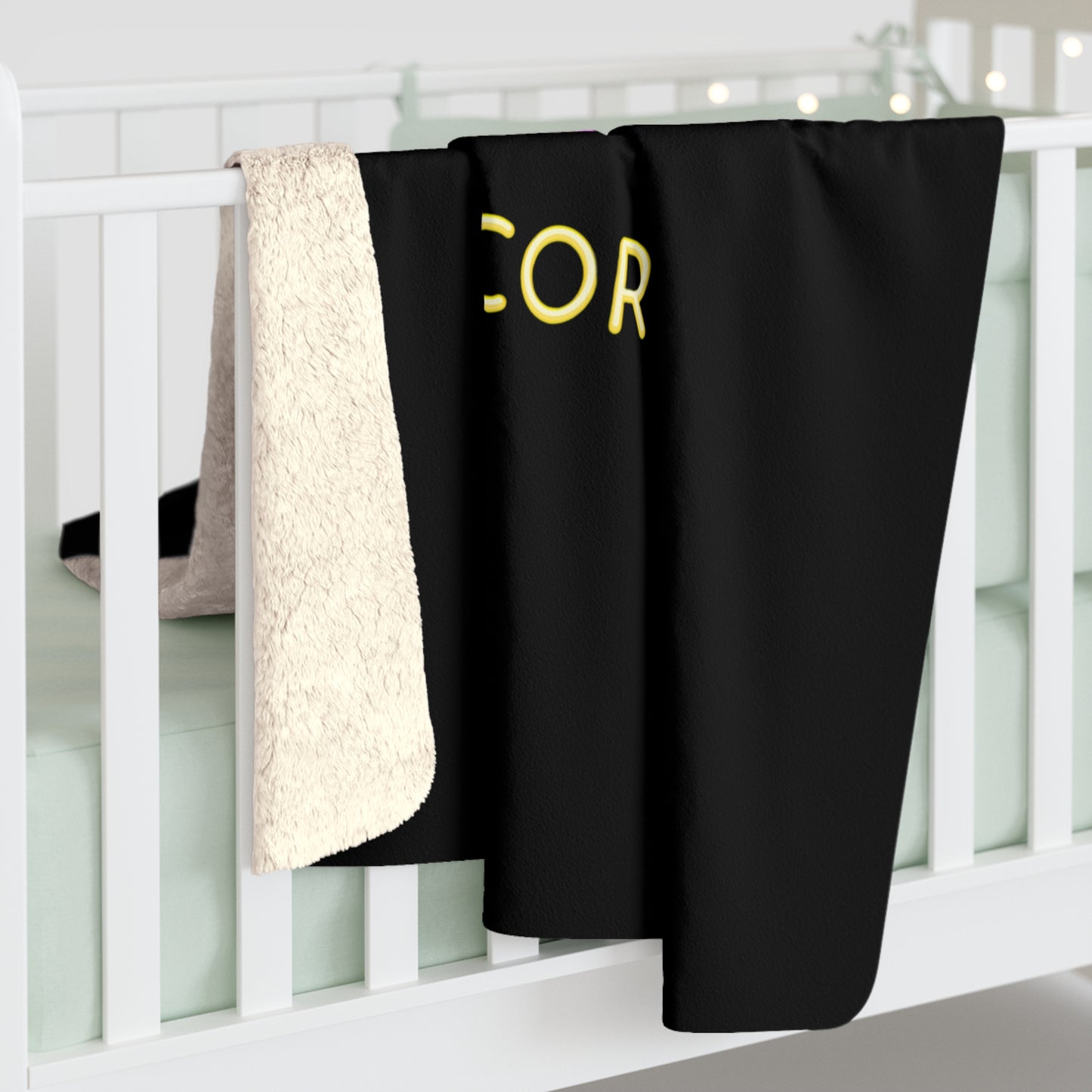 “Scorpio Comfort” Sherpa Fleece Blanket – Cozy Astrological Throw for Zodiac Lovers