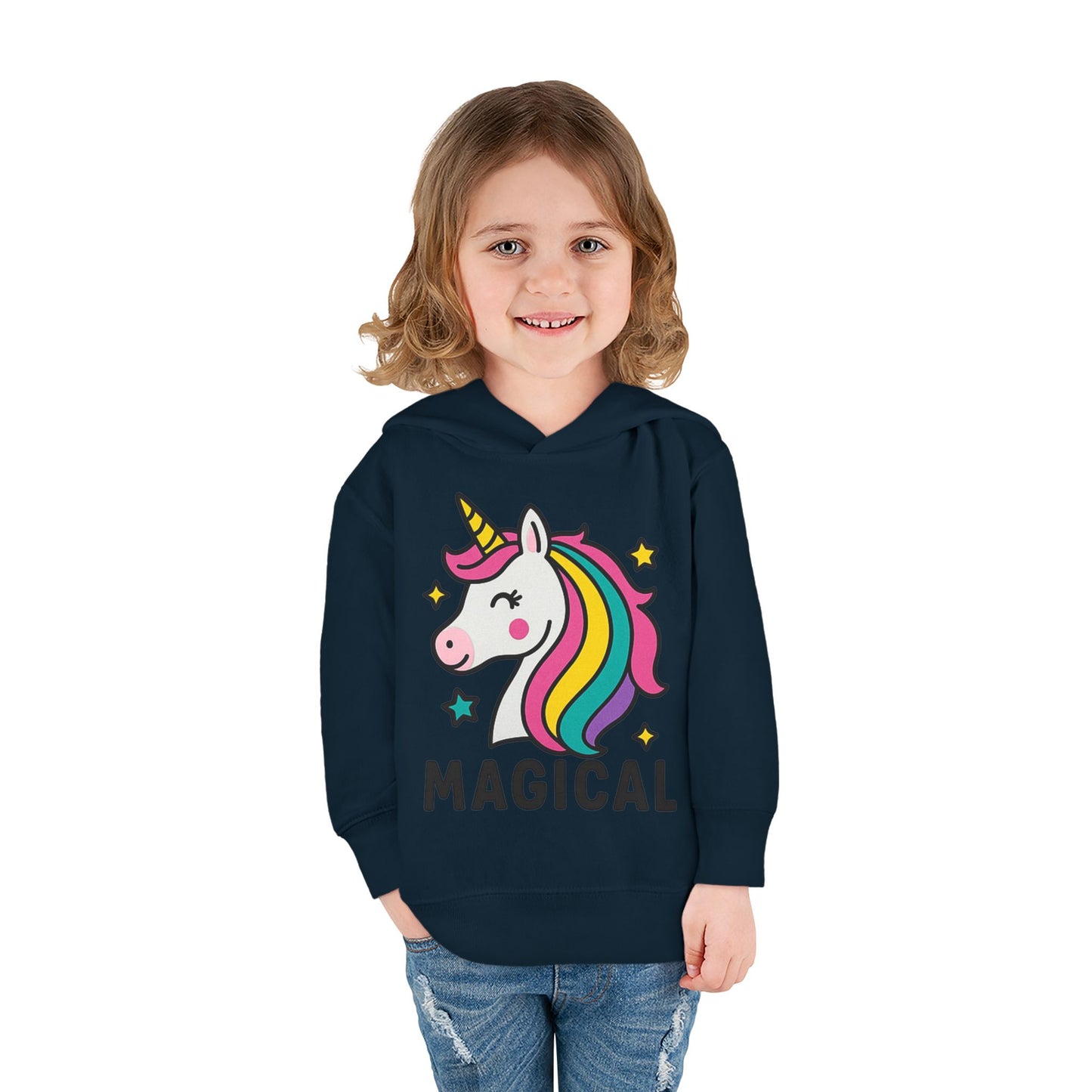 🦄 Magical Unicorn Toddler Fleece Hoodie Cozy & Cute Pullover for Toddlers | Perfect for Birthdays, School Days & Magical Moments