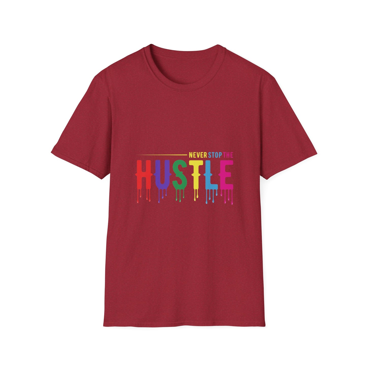 Colorful Hustle Tee – Soft T-Shirt for Entrepreneurs