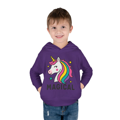 🦄 Magical Unicorn Toddler Fleece Hoodie Cozy & Cute Pullover for Toddlers | Perfect for Birthdays, School Days & Magical Moments