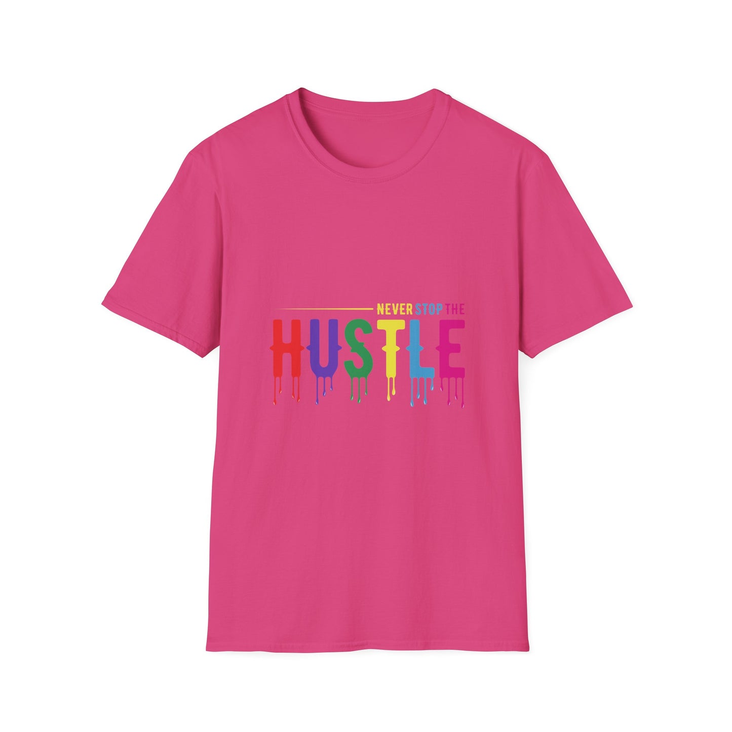 Colorful Hustle Tee – Soft T-Shirt for Entrepreneurs