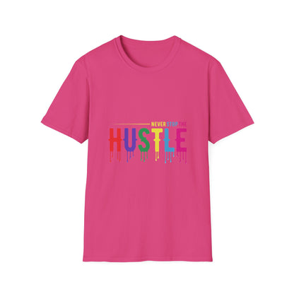 Colorful Hustle Tee – Soft T-Shirt for Entrepreneurs