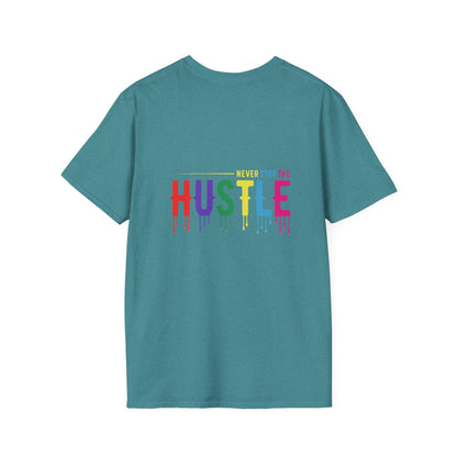 Colorful Hustle Tee – Soft T-Shirt for Entrepreneurs