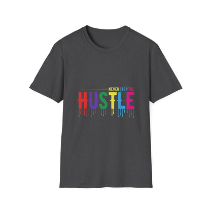 Colorful Hustle Tee – Soft T-Shirt for Entrepreneurs
