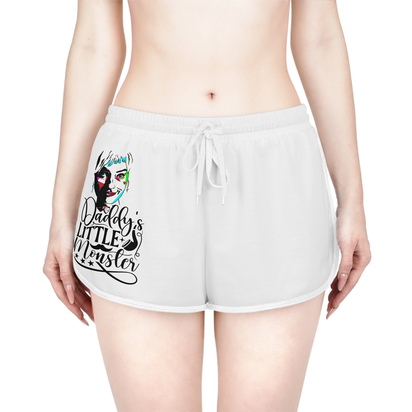 Daddy's Little Monster Women’s Relaxed Shorts | Casual Summer Style, Comfy Loungewear, Gift for Her or the Little Monster Crew