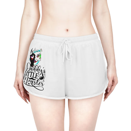 Daddy's Little Monster Women’s Relaxed Shorts | Casual Summer Style, Comfy Loungewear, Gift for Her or the Little Monster Crew