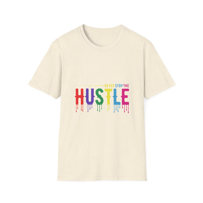 Colorful Hustle Tee – Soft T-Shirt for Entrepreneurs
