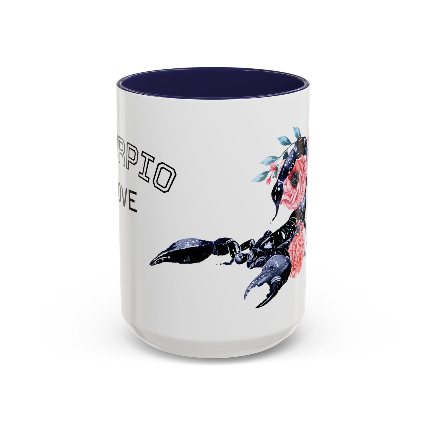 “Scorpio Bloom” Floral Accent Coffee Mug