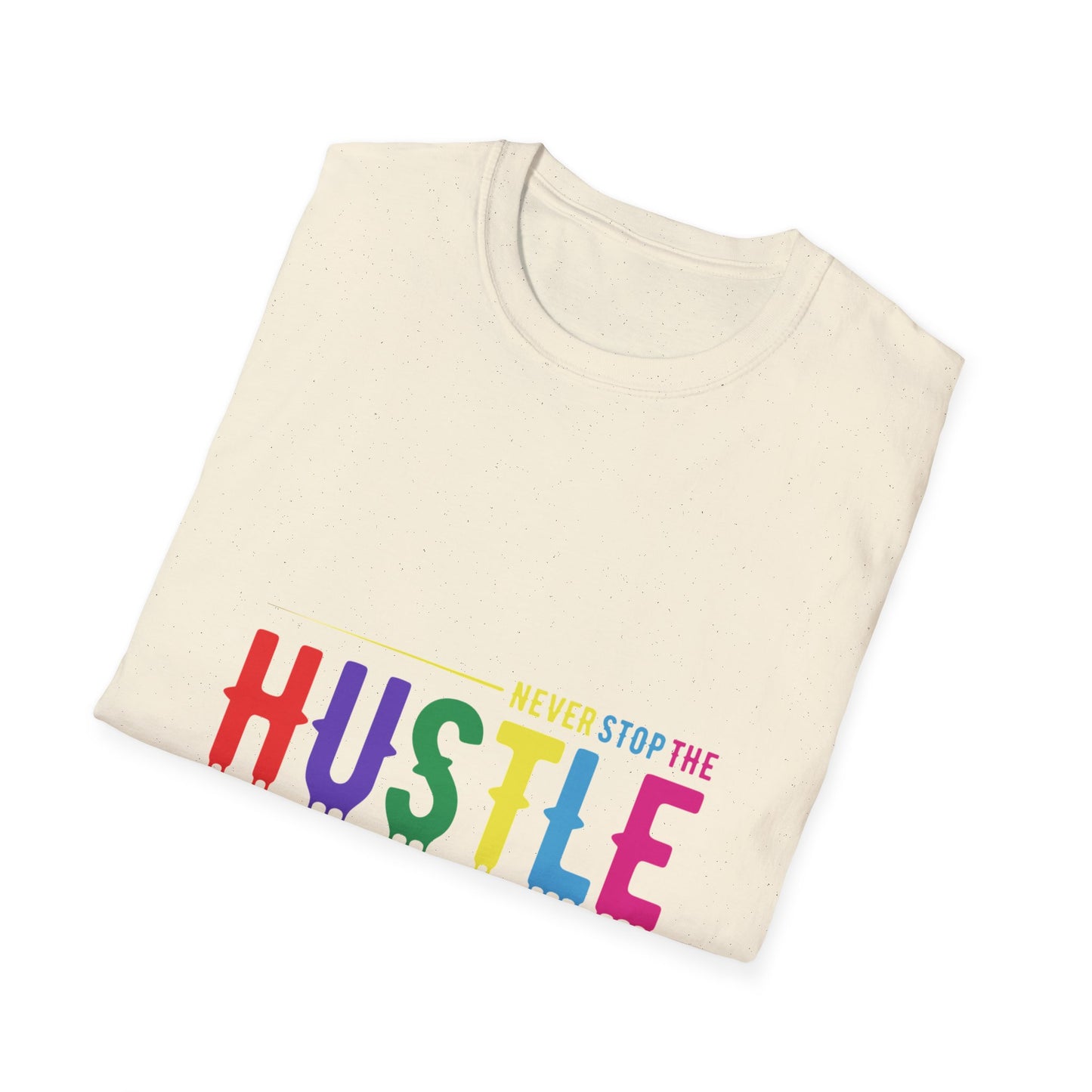 Colorful Hustle Tee – Soft T-Shirt for Entrepreneurs