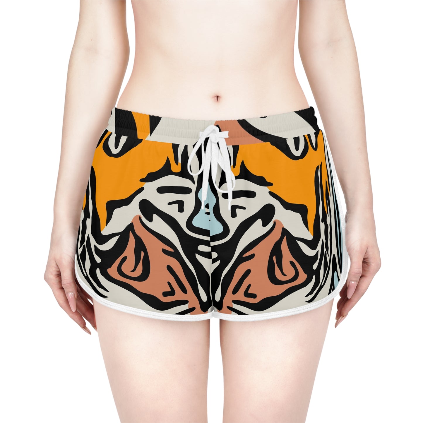 Wild & Free Women's Lounge Shorts – Bold Animal Print for Summer Comfort