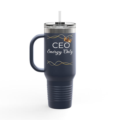 Insulated Travel Mug - 'CEO Energy Only'
