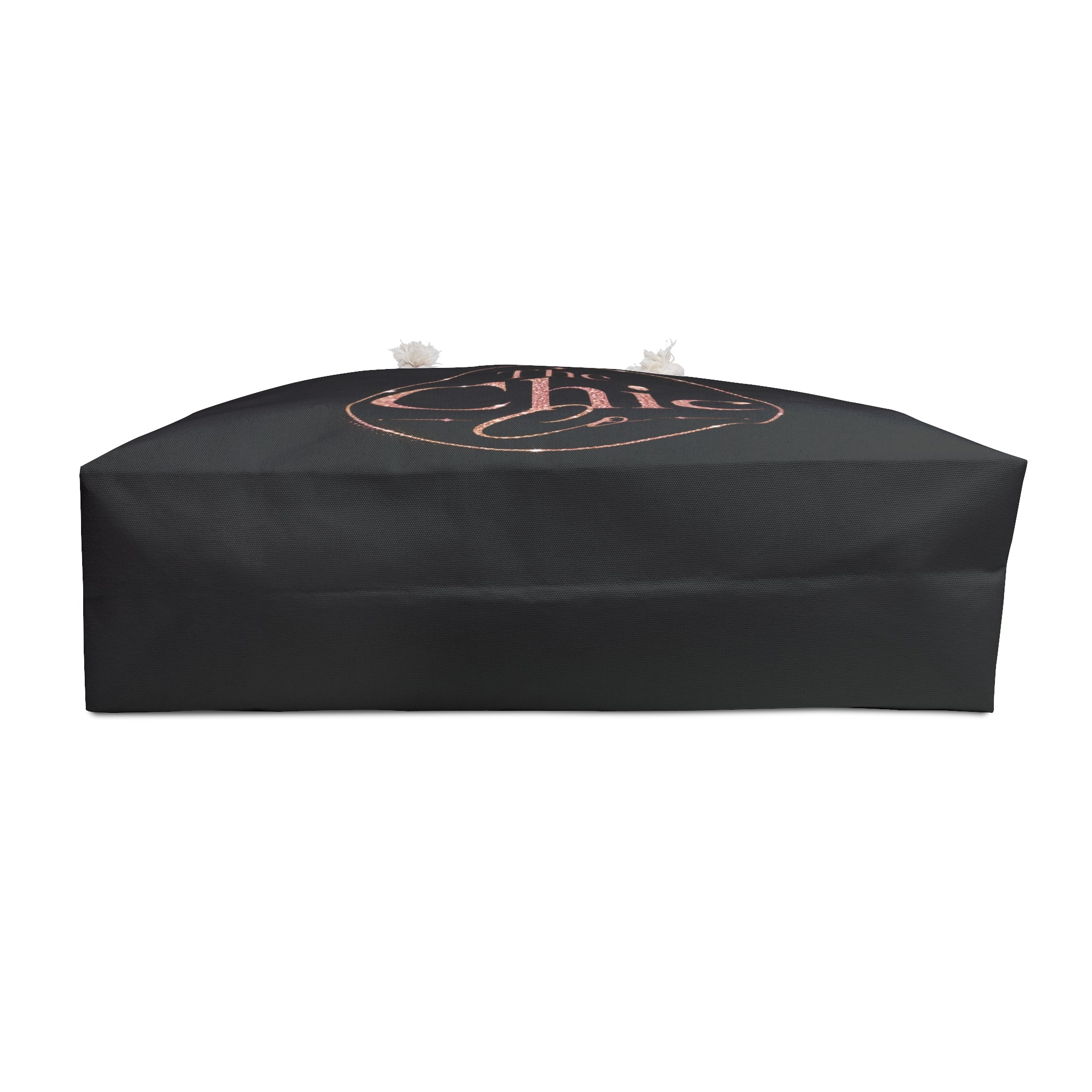 Chic Co. Black and Rose Gold Weekender Bag —Travel Tote